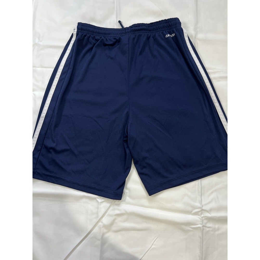 adidas Soccer Football Shorts Blue Youth XL - Picture 2 of 7